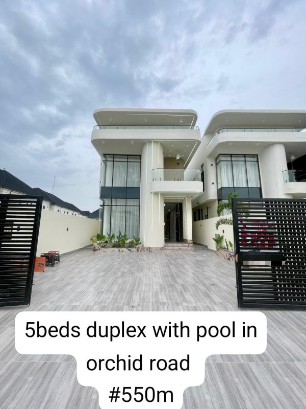 Luxury 5 Bedroom Detached Duplex with Swimming Pool for Sale in Orchid Lekki – Premium Modern Home